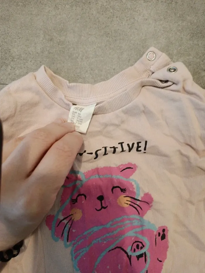 Pull chat rose 80cm H&M - photo numéro 2
