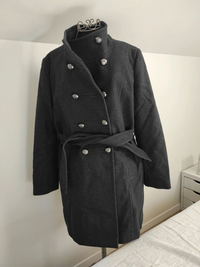 Manteau laine 1,2,3.. t40 - photo numéro 2