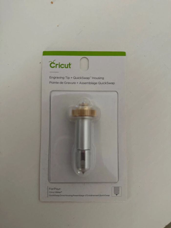 Pointe gravure et quickswap cricut neuve