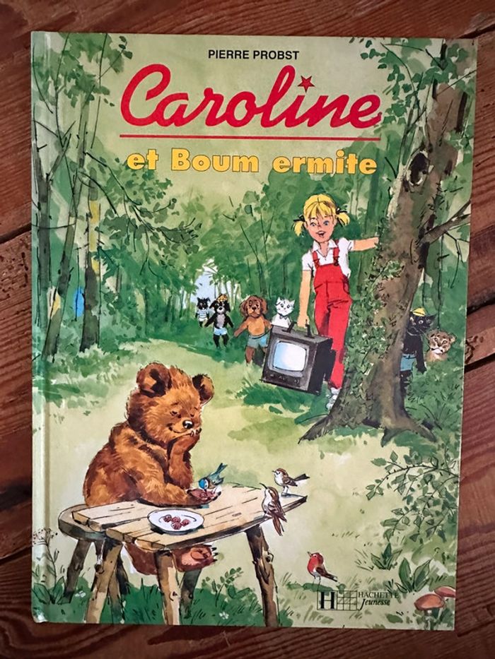 Livre vintage Pierre Probst Caroline et Boum ermite ours