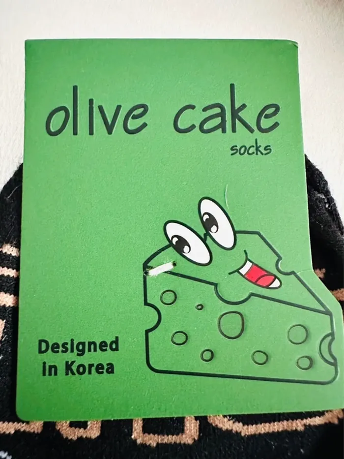 🇰🇷Chaussettes fantaisie LABUBU rouge – Édition Pop Mart – Design coréen Olive Cake - photo numéro 3