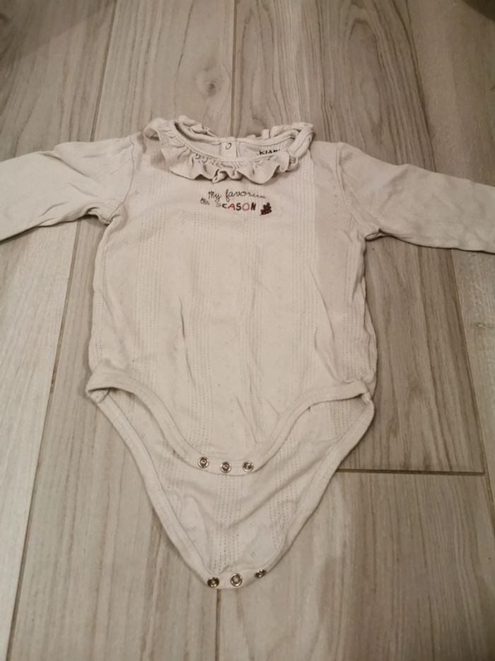 Body manche longue kiabi 24 mois