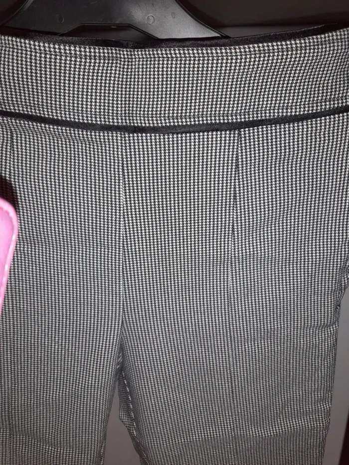 Pantalon motif pied de poule taille 34.camaieu - photo numéro 2