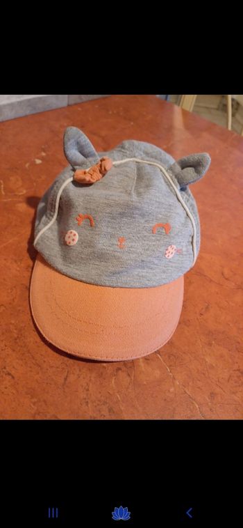 Casquette bébé taille 6 mois