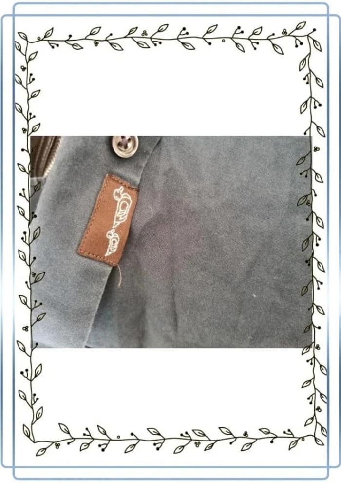 Chemise slim bleu "Daddy&son",col vieilli, taille S, bon état - photo numéro 7
