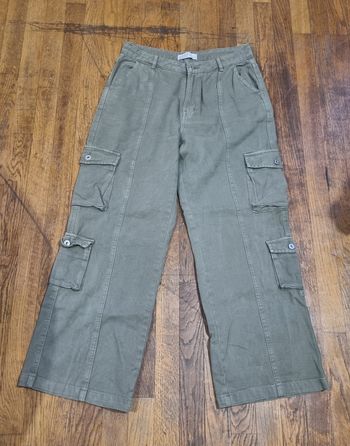 pantalon cargo kaki primark taille 40