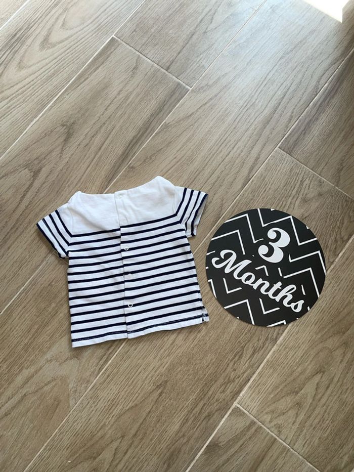 T-shirt manches courtes 3 mois - photo numéro 2