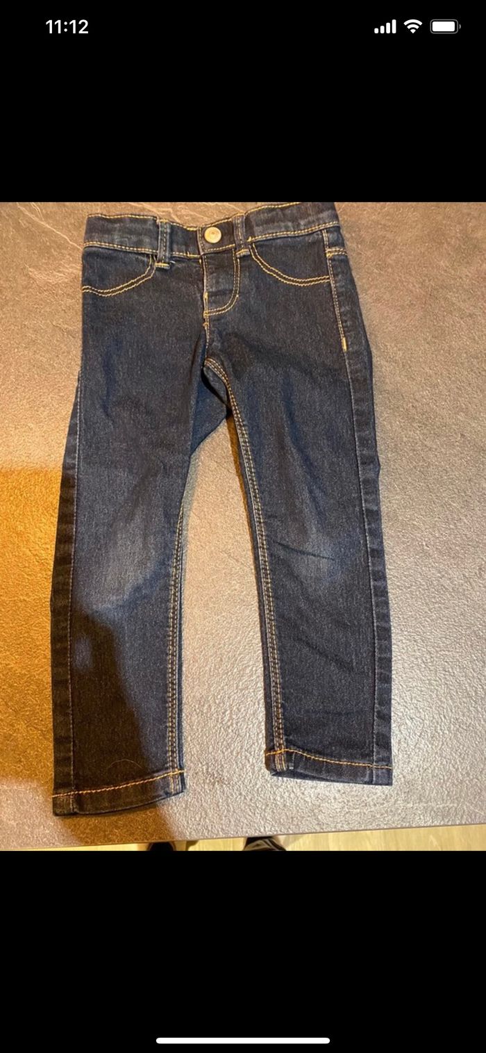 Jean skinny taille réglable