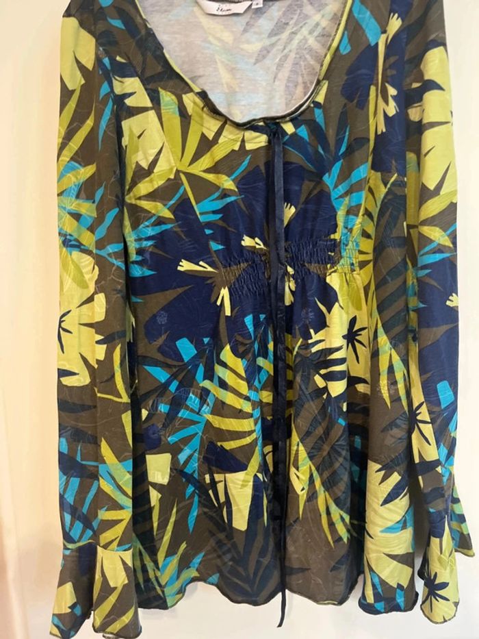 Blouse t-shirt manche longue etam taille s - photo numéro 3