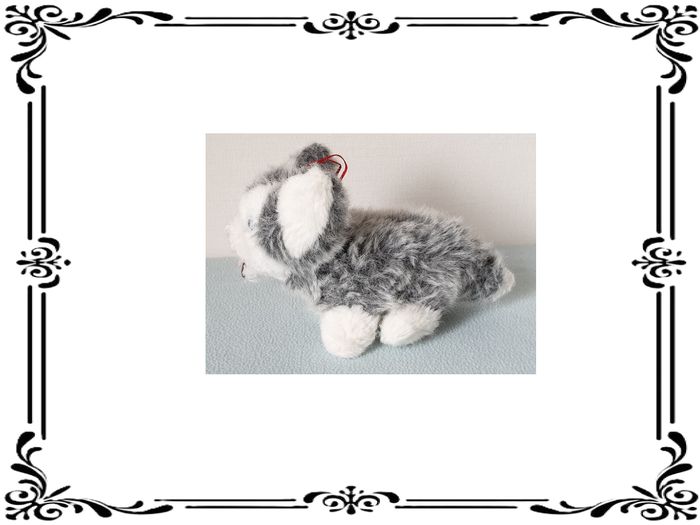 Peluche chien loup. - photo numéro 2
