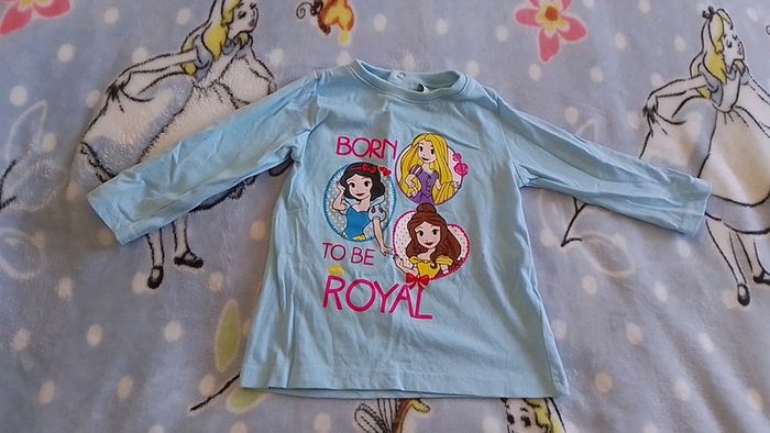 T-shirt Disney princesses 12 mois