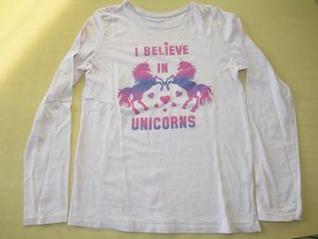 t-shirt licorne 11-12 ans