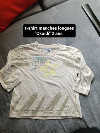 T-shirt manches longues 2 ans