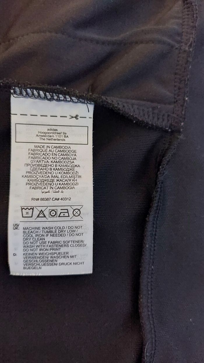 Veste Adidas noire taille s - photo numéro 5