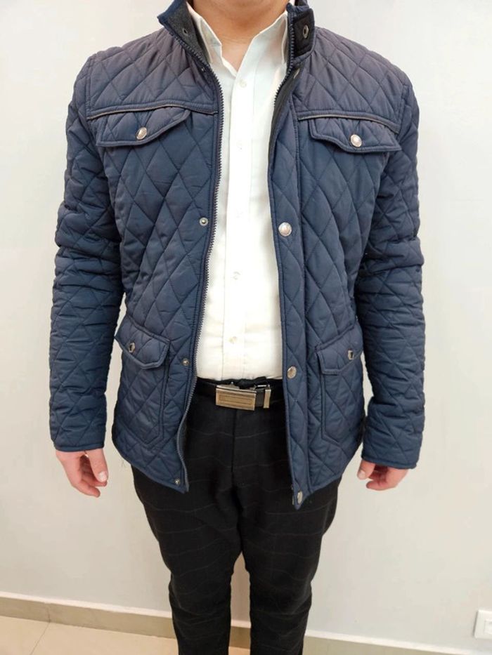 Manteau léger marine tissaia