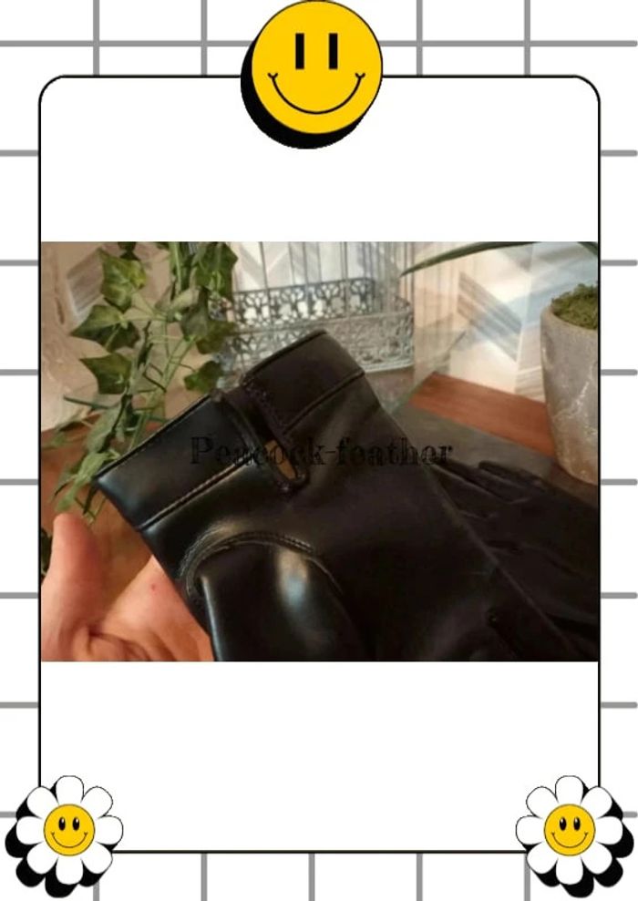 Gants homme noirs - photo numéro 3