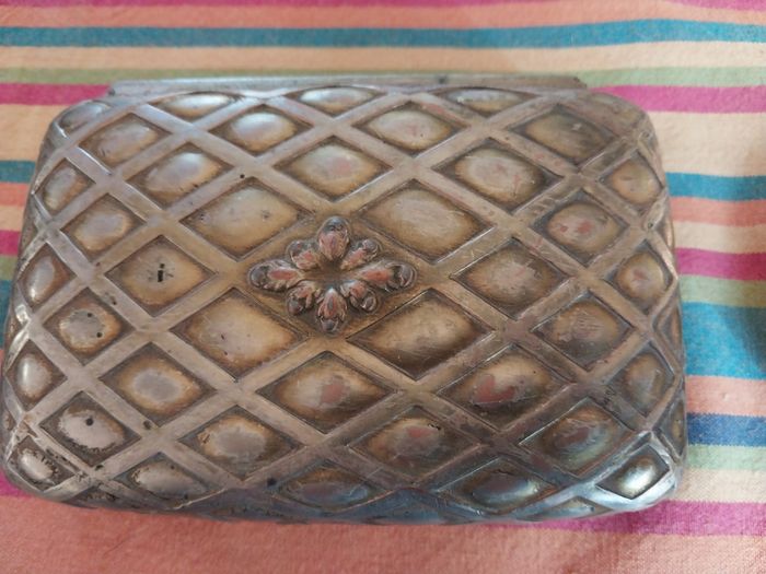 Lot de 2 Boites a bijoux en metal argenté - photo numéro 2