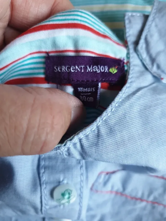 Lot 2 babygro sergent major 18 mois été - photo numéro 2