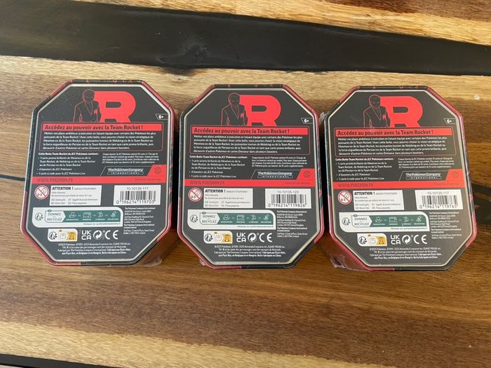 Lot 3 Pokébox Team Rocket - Mewtwo + Nidoking + Persian - EV10 Rivalités Destinées- NEUF FR - photo numéro 3