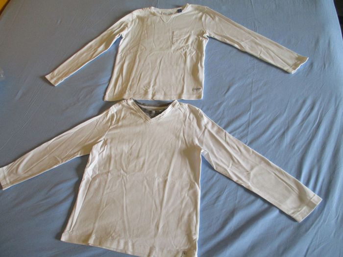 lot de 2 tee shirts garçon okaidi 8 ans - photo numéro 3