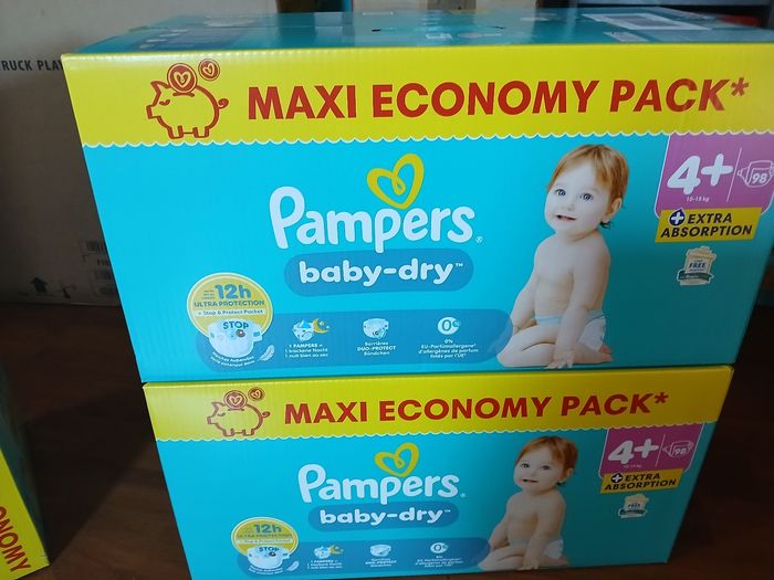 Lot 2 cartons couches pamoers maxi pack T4 plus - photo numéro 3