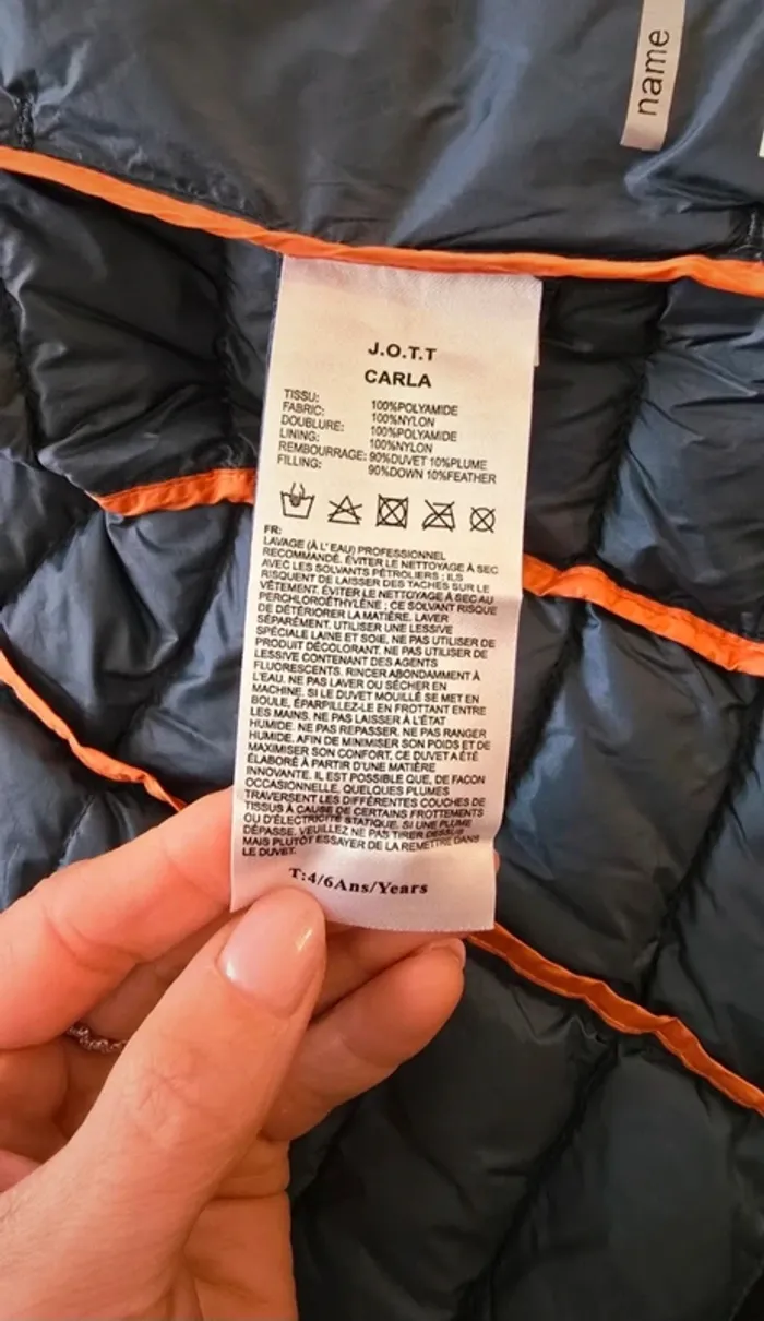 Doudoune Jott taille 4-6 ans - photo numéro 2