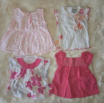 🌸 Lot 4 haut bébé fille 3 mois très bon état 🌸