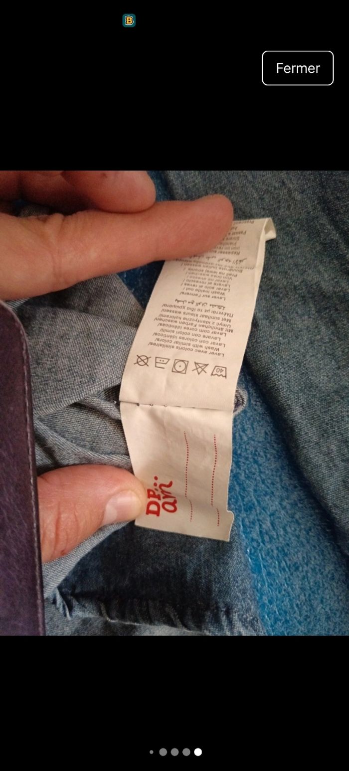 Veste en jean 10 ans DPAM - photo numéro 5