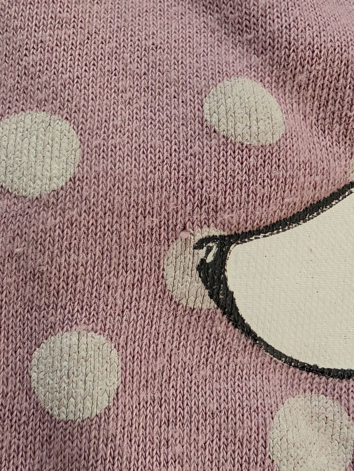 Robe Disney Baby 6–12 mois – Bambi – rose à pois –tres bon état - photo numéro 4