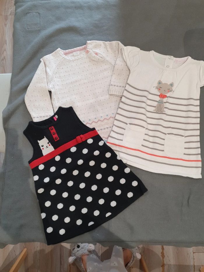 Lot de 3 robes hiver