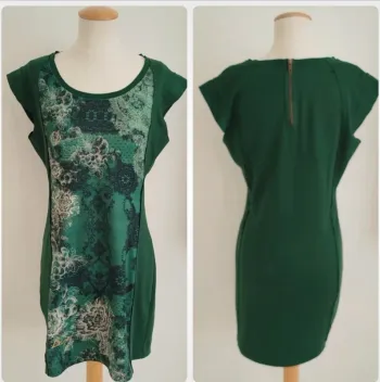 Robe verte manches courtes Desigual taille 40