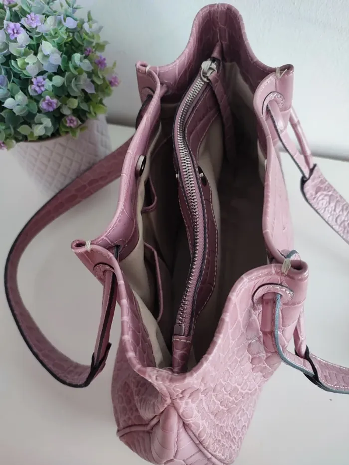 Sac à main Le Tanneur Lila Croco - photo numéro 8