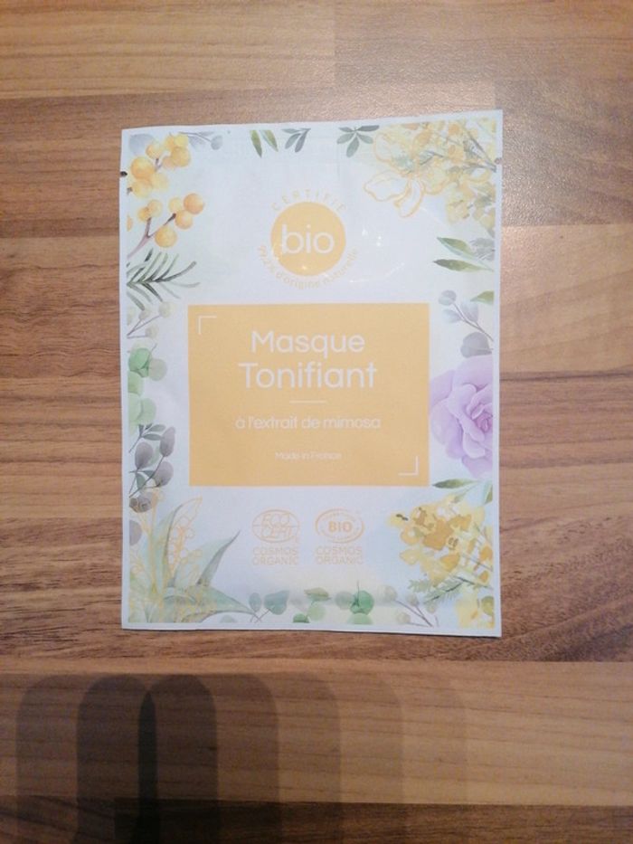 Masque Tonifiant bio