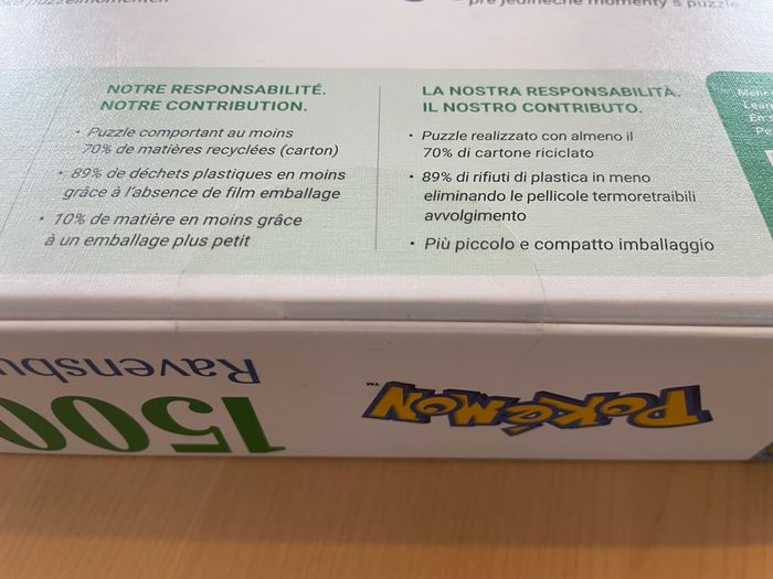 Puzzle Pokémon 1000 pièces - photo numéro 4