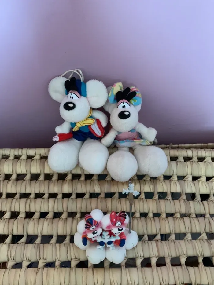 Diddl lot peluche et porte photo - photo numéro 2