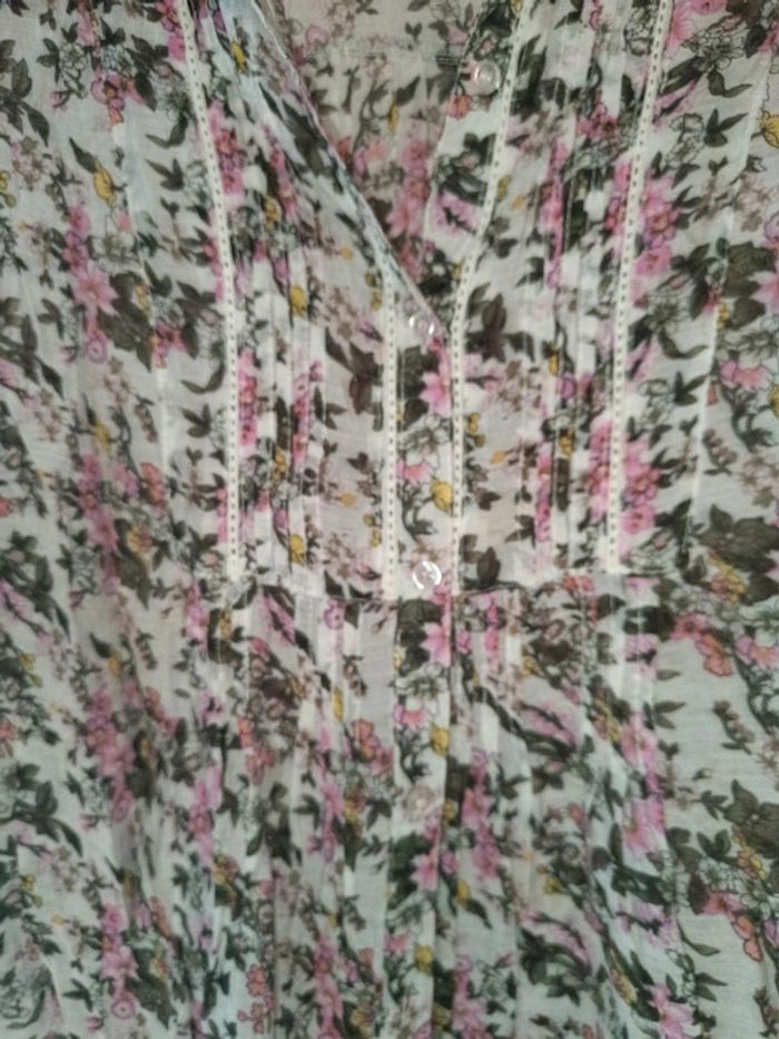 Blouse fleur - photo numéro 3