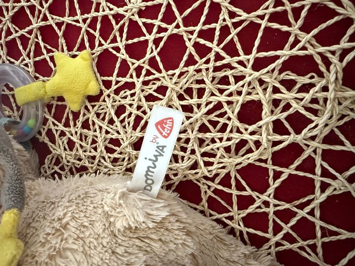 Peluche d'activité ours FEHN peluche d'éveil grelot POISSON - photo numéro 3