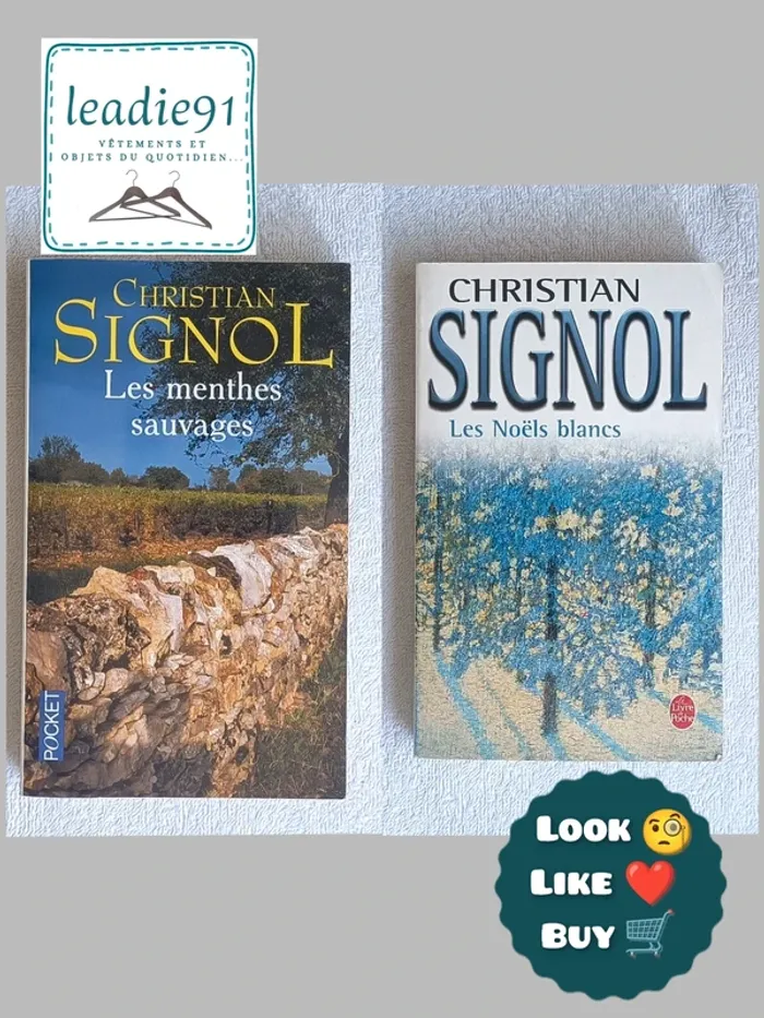 2 livres Les Noëls Blancs / Les menthes sauvages