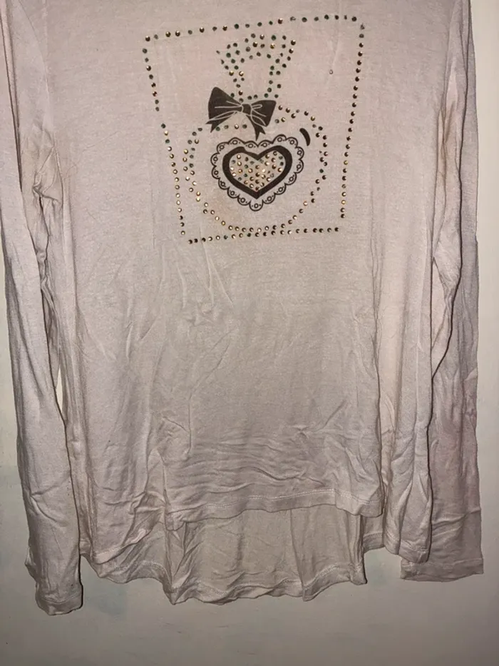 T-shirt asymétrique manches longues, 32, Sismix. - photo numéro 3