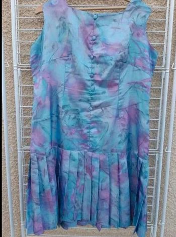 Robe  été  sans manche Vintage -  Fait mains  -  50/52