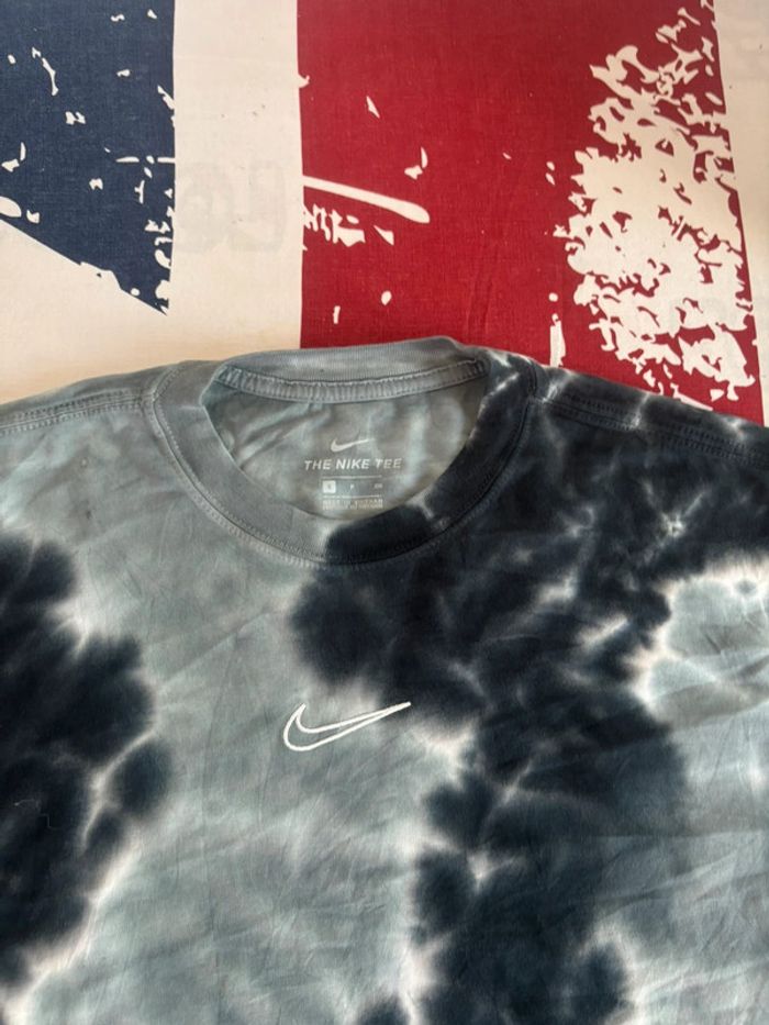 T-shirt Tye&Die Nike nuance de gris et de noir taille S - photo numéro 2