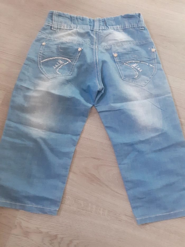 Pantacourt jeans souple 10ans - photo numéro 2