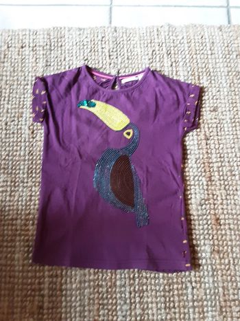 Tshirt sequins Okaïdi 8 ans