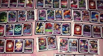 Lot de 52 cartes Marvel révèle son pouvoir