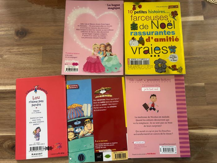 lot 5 livres enfant jeunesse premières lectures 6 ans - photo numéro 4