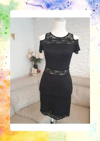 Robe noire jennyfer taille S 36 dentelle