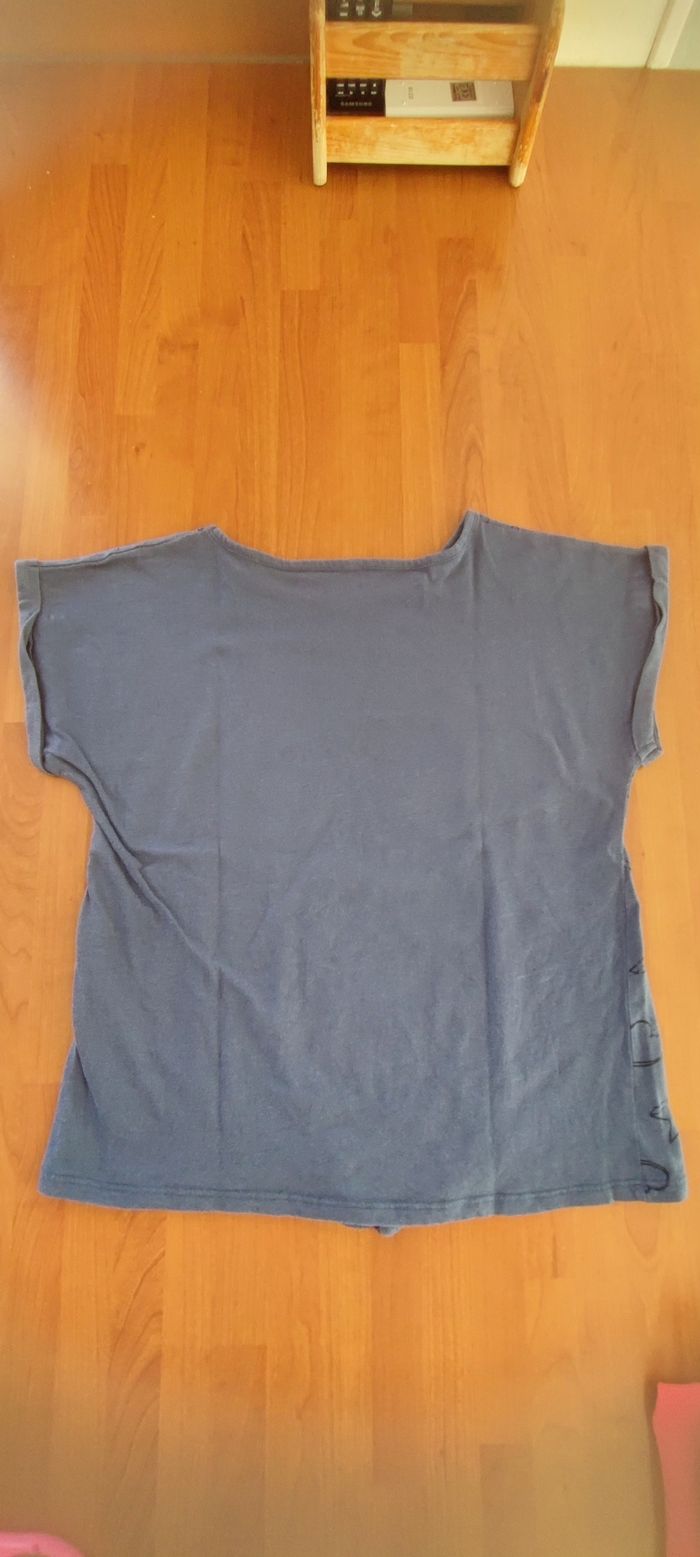 Tee-shirt bleu taille 10 ans Gémo - photo numéro 4