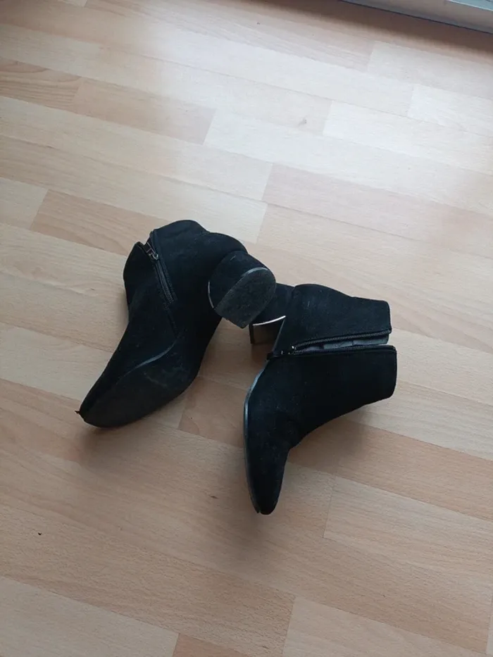 Bottines noires femme - photo numéro 3