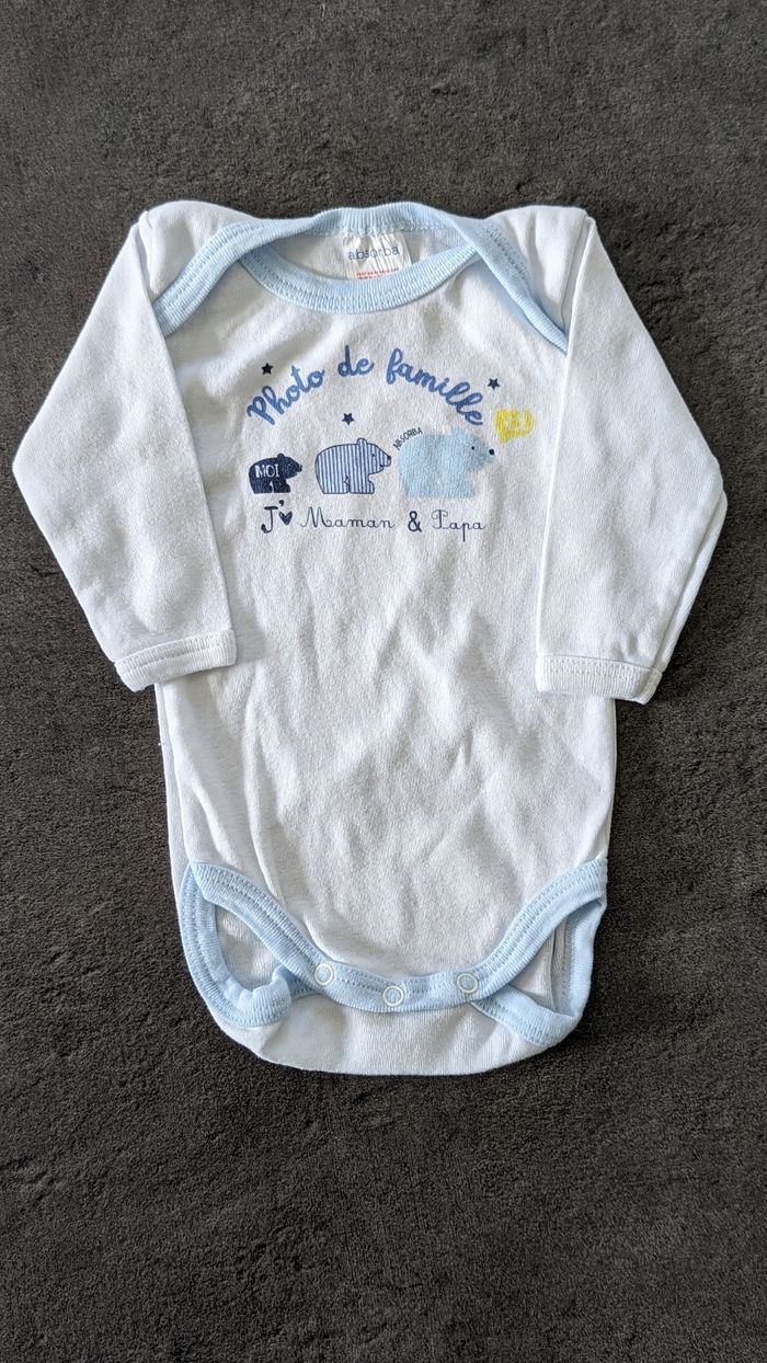 Lot de 7 bodies manches longues 3 mois - photo numéro 6