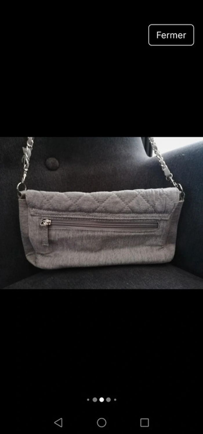 Sac à bandoulière gris LH - photo numéro 4